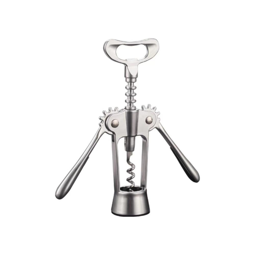 Stainless Steel Spiral Bottle Opener Wing Design Wine Cork Remover Wine Corkscrew  Restaurants