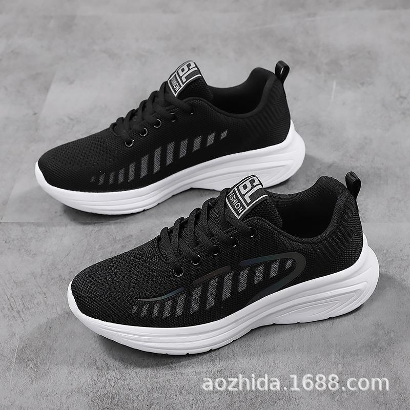 

МОДНАЯ ОБУВЬ, мужские дышащие спортивные кроссовки, спортивные кроссовки для бега, уличные женские теннисные кроссовки для тренажерного зала 35 чёрный