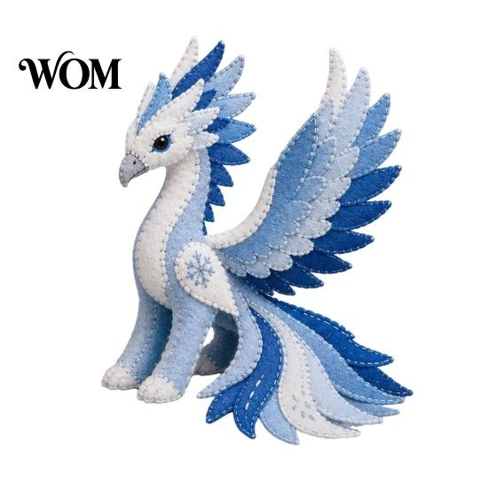 Anfänger Nähset Arktische Tiere DIY Patchwork für Anfänger, Winterwächter Tier-Set, 3D Gemütliches Zuhause Dekoration Basteln Stofftier Mythisches Wesen