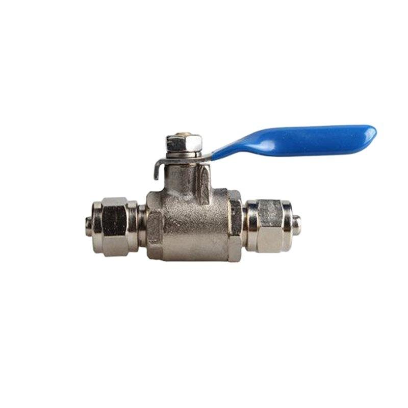 Lead Free Brass Valve,Purifier fittings connections Faucet ball valve 1/4"3/8" 1/2" Mini Ball Valve with Switch use