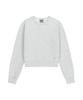 Malittepeulangsowajeobeo W Basic Crop Sweatshirt Light Heather Gray