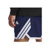 adidas Crazylite Shorts Lightweight Color-Block Woven Loose Basketball Pants Men Shorts Navy JP2156