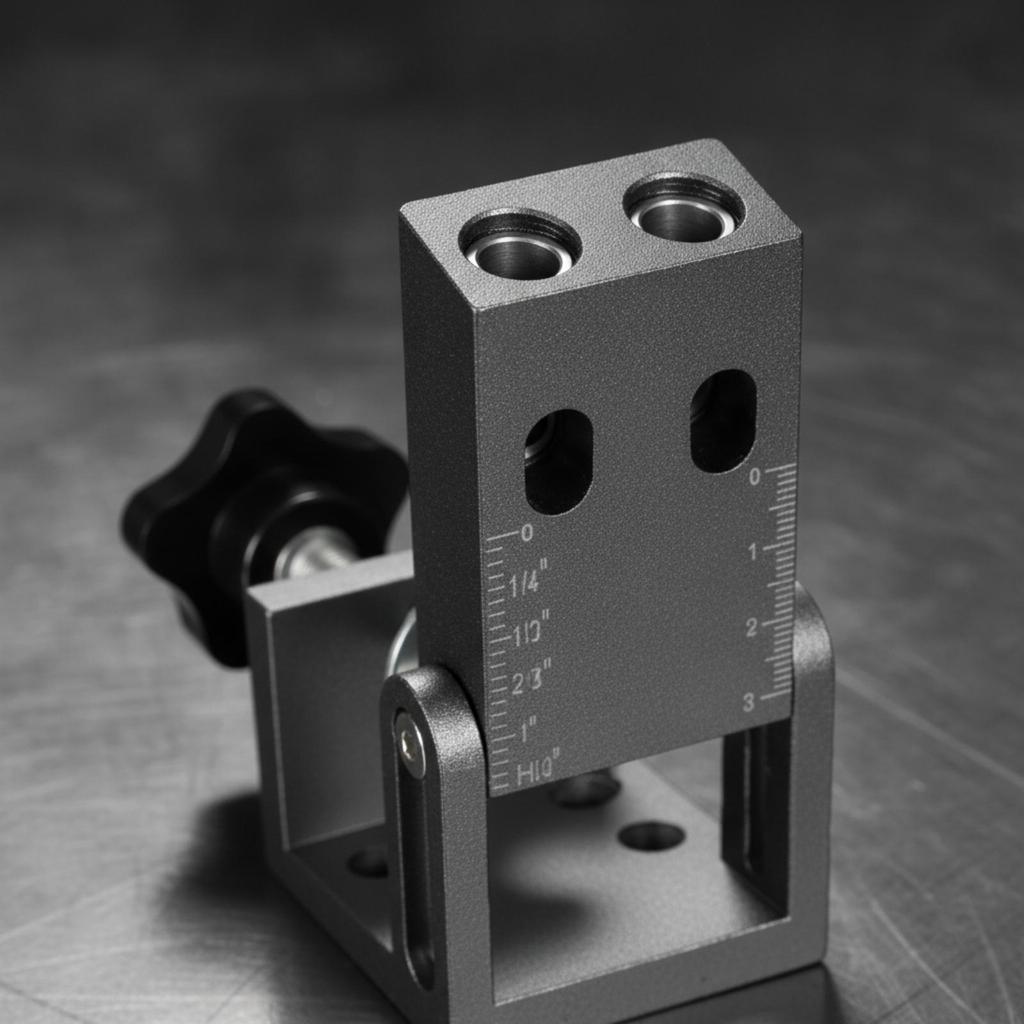 Pocket Hole Jig with Clamp Handheld Tool Kit Accurate for Woodworkers, DIYers