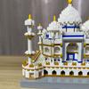 KNEW BUILT Indian Taj Mahal Model Playthings Micro Mini Construction Blocks Designed for Adults Assemble Decoration City Famous Architecture Bricks