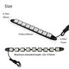 2Pcs 9 LED 12V Car Daytime Running Light  Flexible Waterproof Fog Day Driving Head Lamp