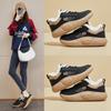 Women's Winter Warm Chunky Platform Sneakers Faux Fur Lining Walking Shoes Casual Comfortable Fleece Lined Non-Slip Lace-Up Tennis Sneakers for Women