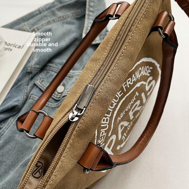 Large Capacity Casual Tote Bag, Stylish Crossbody Bag For Students, Working And Outdoor Commuting, One Shoulder Bag