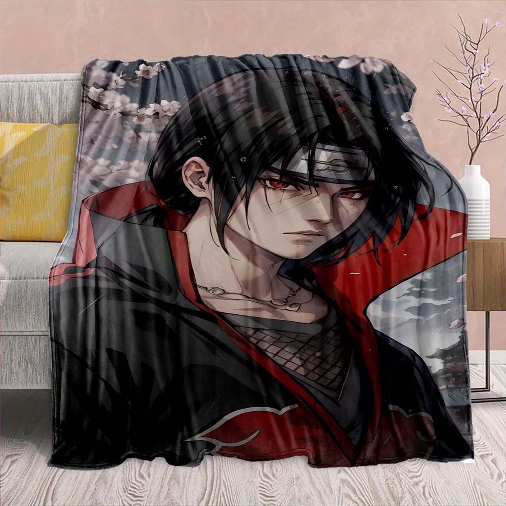 Naruto Anime Flanelová deka - Měkká teplá ideální na pohovku, do postele, na kempování, cestování, do kanceláře, domácí dekorace -QJY