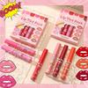 6 stk/boks Tear-Off Lip Gloss Set Vanntett Varig Matt Rød Peel Off Liquid Lipstick Lip Dye Tattoo Tinted Non-Ticky Lip Glaze