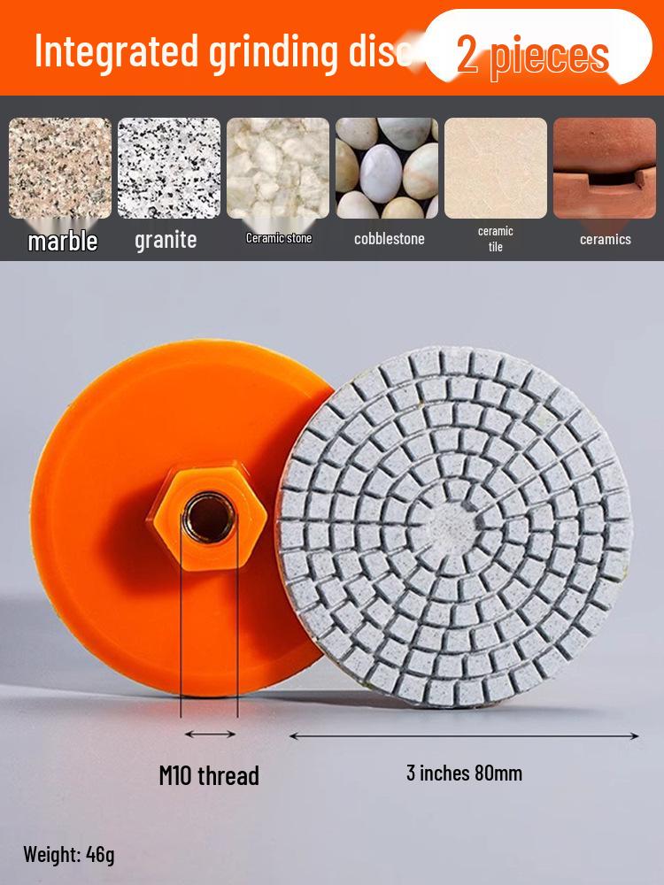 Tile Trimmer & Edger: Integrated Grinding & Polishing Disc for Beveling