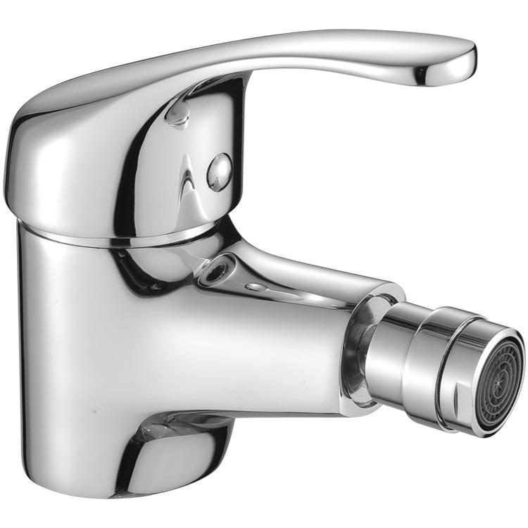 Hot Sale Zinc Deck Mounted Single Handle Hot Cold Water Bidet Faucet 1966Z (as the picture,Chrome)