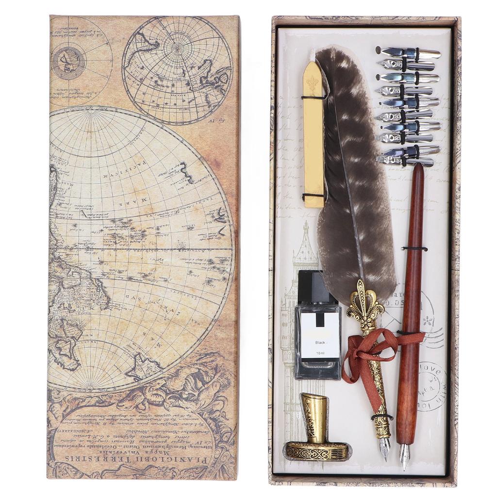 Pen Fine Workmanship Exquisite Pattern Quaint Texture Comfortable Grip Caligraphy Pen