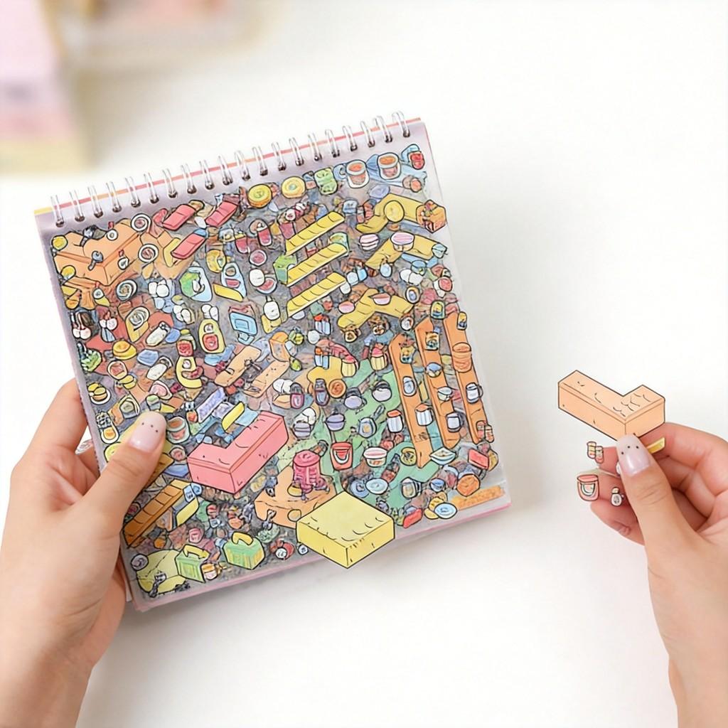 Artist Model Kit With 3d Miniature Scene Stickers For Diy Crafts And Gift Giving