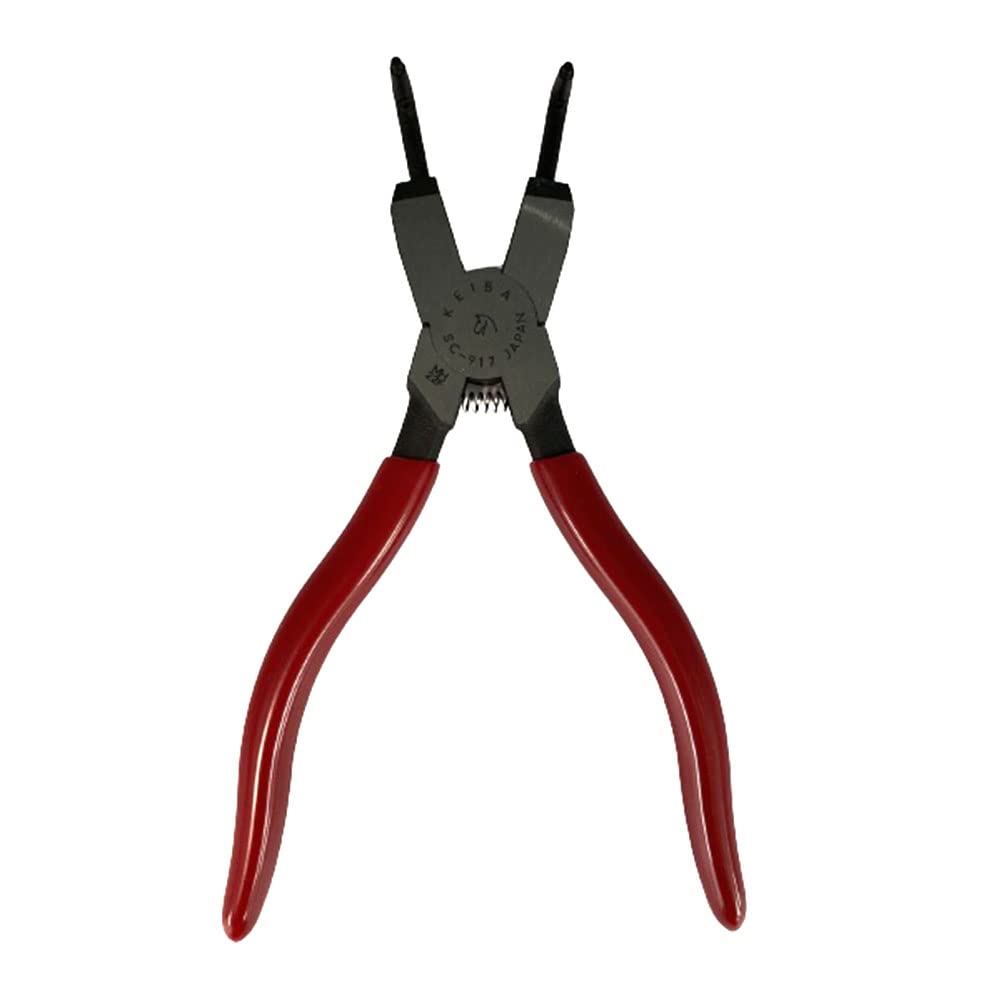 

Maruto Hasegawa kosakujo Keiba Snap Ring Pliers, Hole/Bent, 175mm, SC-917B