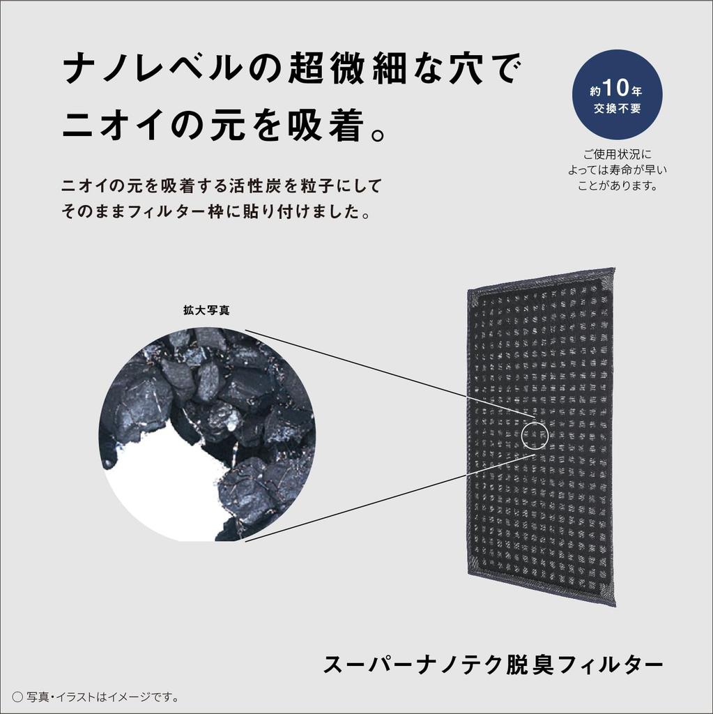 Panasonic Air Purifier Equipped with Nanoe Tatami ~27 F-PXW60-W