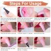 15ml Non Stick Hand Extension Gel Nail Polish Set Carving Flower Nail Art Design Solid Acrylic Nail Gel Lacquer Poly Nail Gel