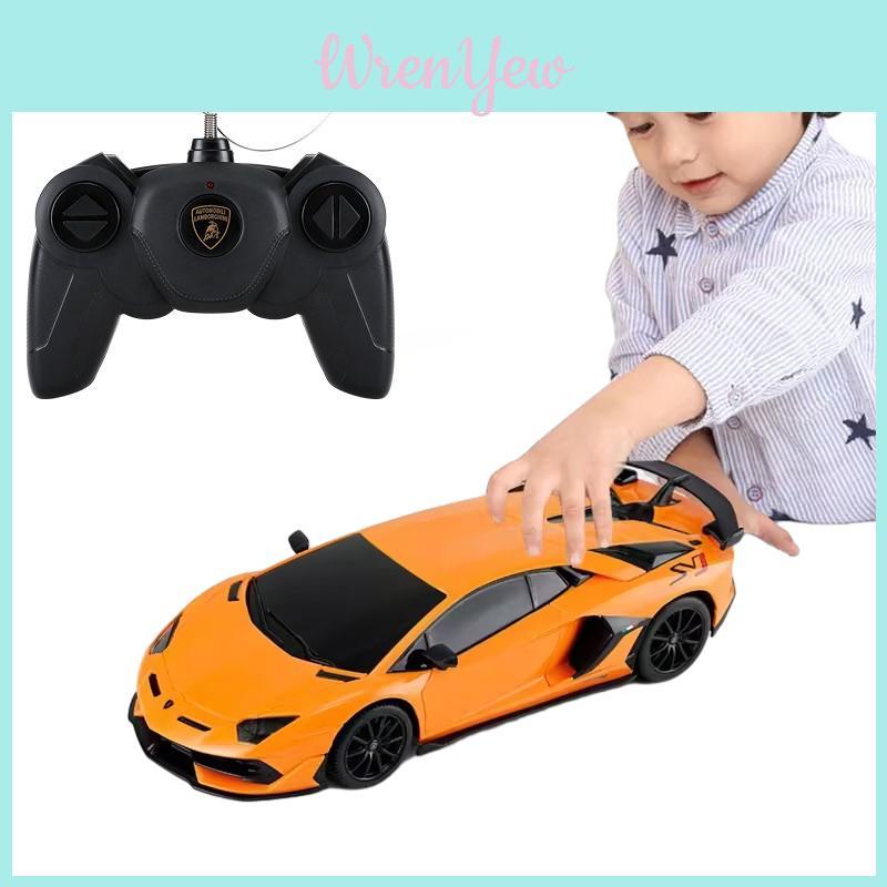 Rechargeable Lamborghini Toy Car Remote Control Kids' Gift Boys' Race Car Orange