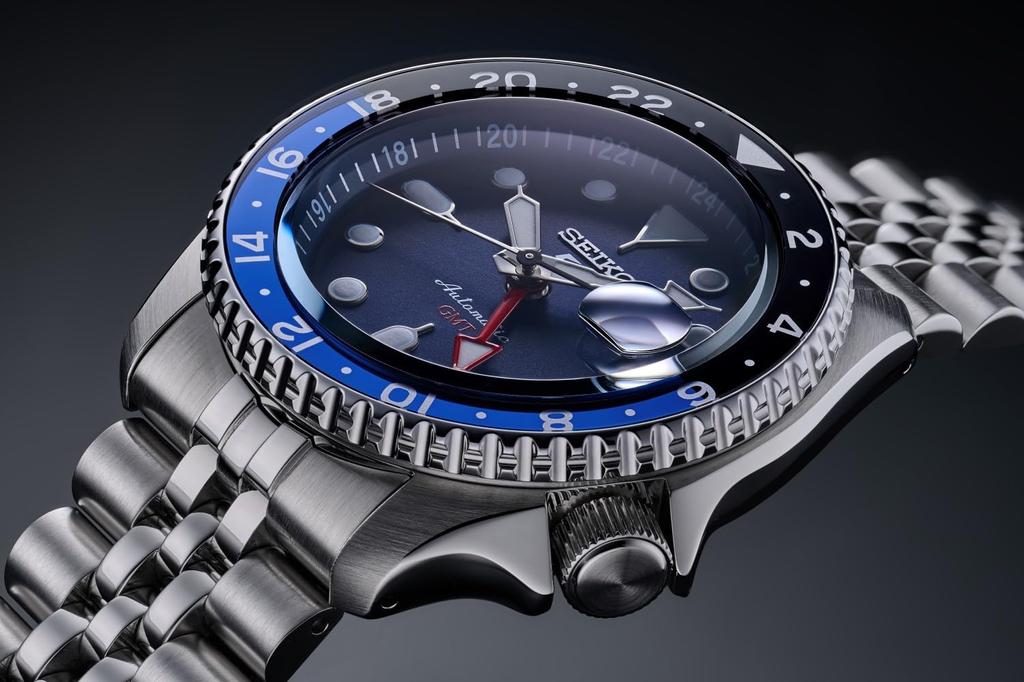Часы Five Sports SKX Sports Style GMT SBSC003 Silver [Часы Seiko] "Sports Style" Мужские