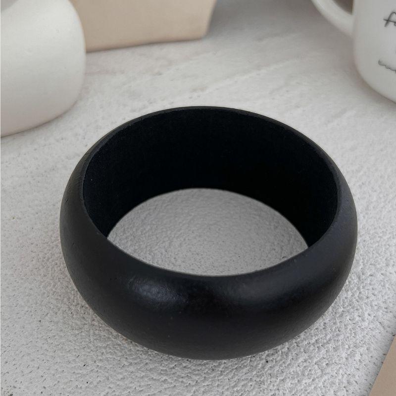Bohemia Style Fashion Fashion Square Ethnic Style Brown Wood Stylish Wide Bracelet Retro Hand Jewelry