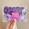 50Pcs/set Colorful Elastic Hair Band Leagues Ties Colets Scrunchies Springs Gum Accessories For Girl Women Pigtails No Damage