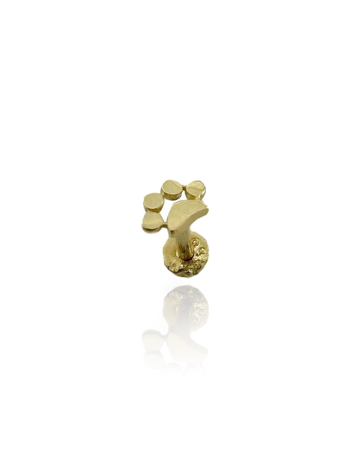 

Серьга Tiny Paw Tragus, золото 14 карат