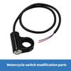 Motorcycle Handlebar Switch 7/8" 22mm Motorbike Handlebar Control Push Button Switch Power Start Switch Waterproof