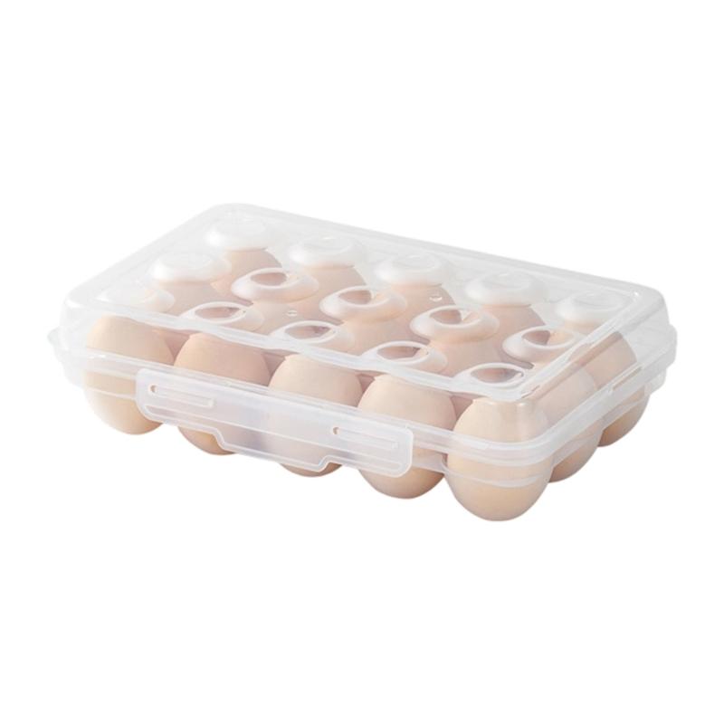 Clear Eggs Holder For Kitchen Storage Clear Plastic Container Organizers With Easy Cleaning Design Kitchen Eggs Tray