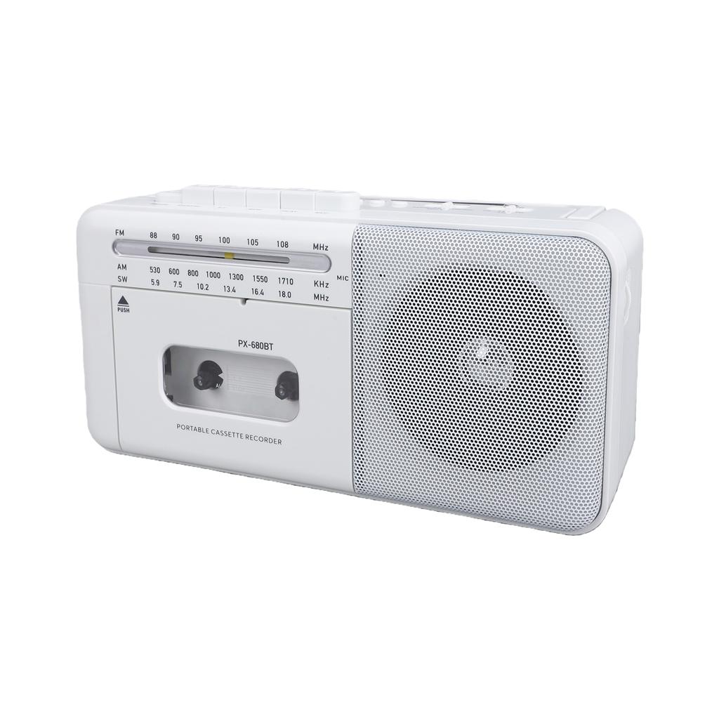 Portable Cassette Player with AM FM SW Radio Retro with Headphone Jack Casette Tape Recorder for Home Travel AC Battery