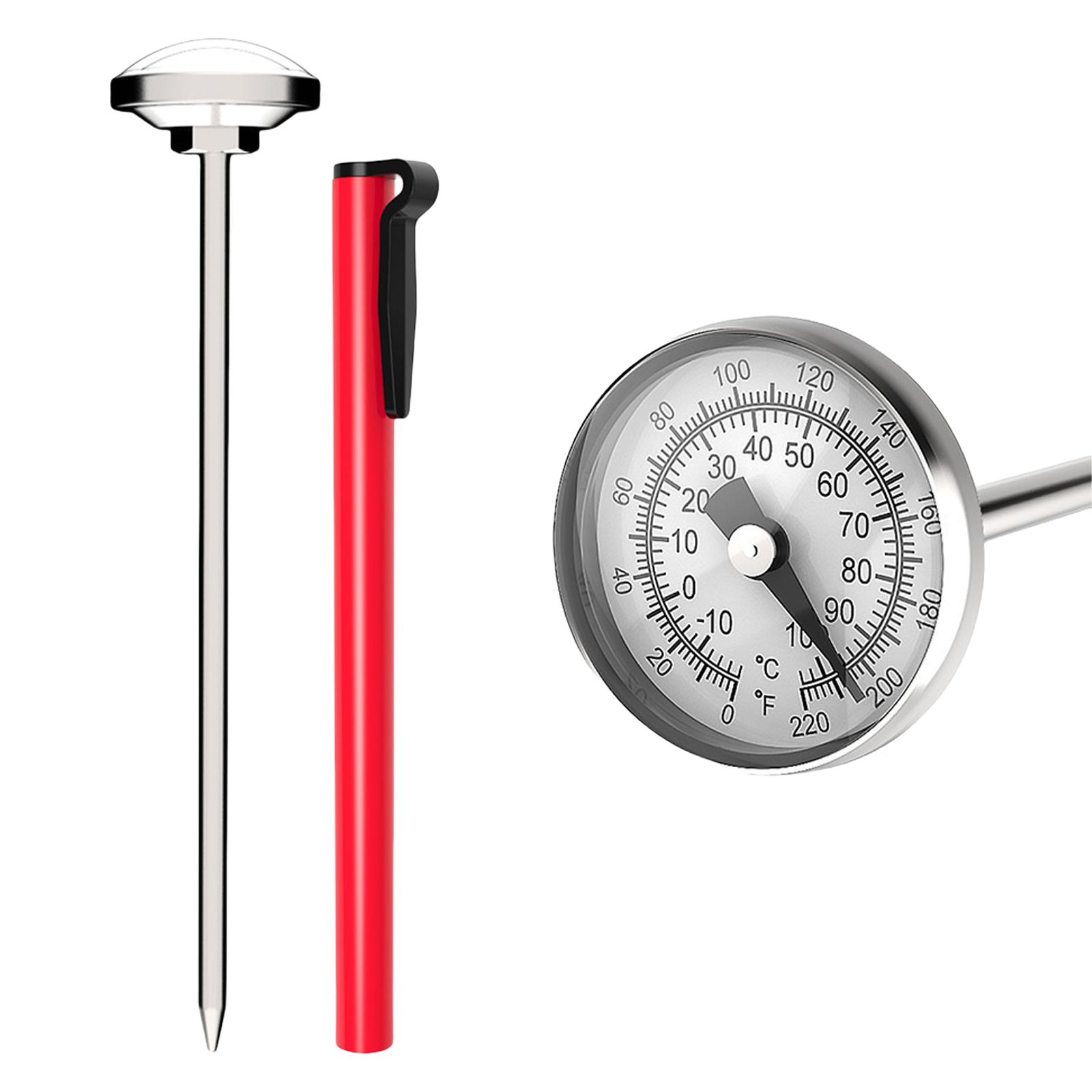 

Биметаллические пищевые термометры с зондом обеспечивают точное измерение температуры и являются устройством для безопасного и вкусного приготовления пищи красный