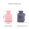 Hot Water Bag Water Injection Type Hand Warmer Winter Warm Water Bag Plush Thickened Explosion-Proof Warm Palace Belly Warming Feet Insulation