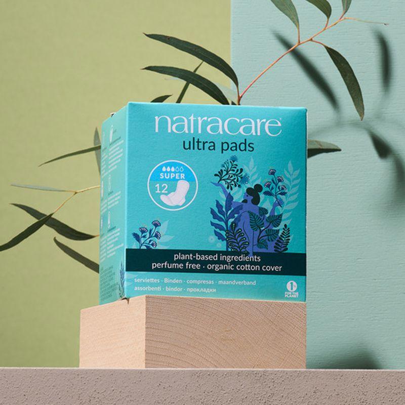 Natracare Ultra Wing Medium 10ea (120 sheets total) 10 Ultra Wing Super (Medium)