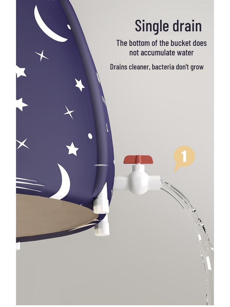 Large Folding Bathtub for Adults and Children - Thickened, Full-Body Bathing Tub