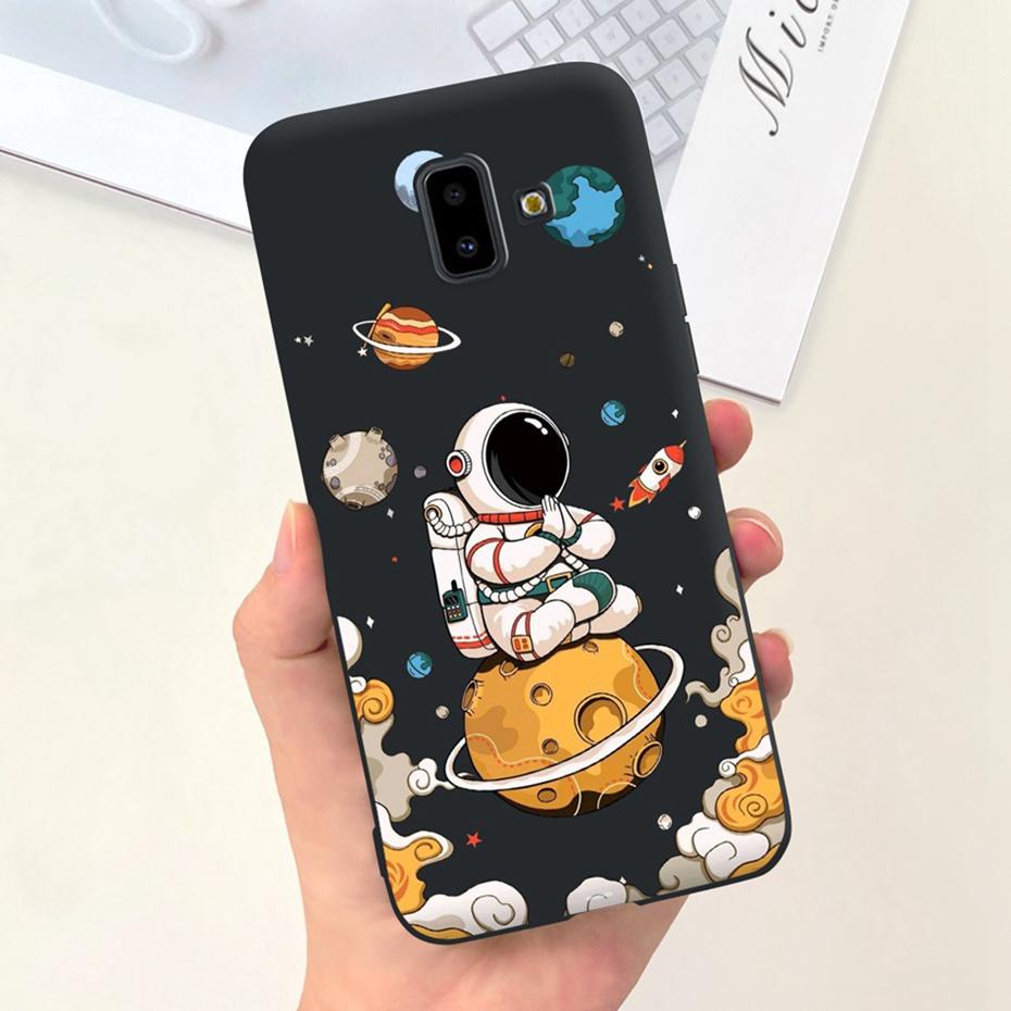 Handyhülle für Samsung Galaxy J6 Plus 2018 Niedliches Tier Cartoon Süßigkeitenfarbe Weiches Silikon TPU Hülle für Samsung J6 J 6 J6Plus
