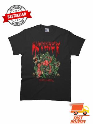 Autopsy Mental Funeral Classico Vecchia Scuola Folk Atmosferico T-shirt Top Maglietta Taglia S A 4XL