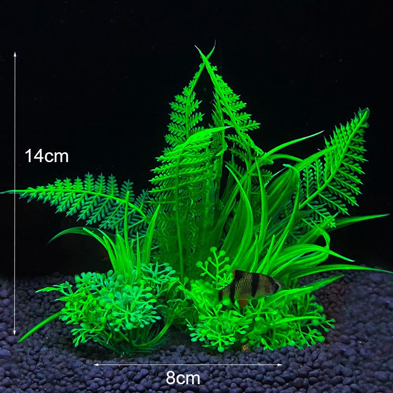 Artificial Aquarium Decor Plants Underwater Water Grass Aquatic Plastic Plants For Fish Tank Aquarium Decorations