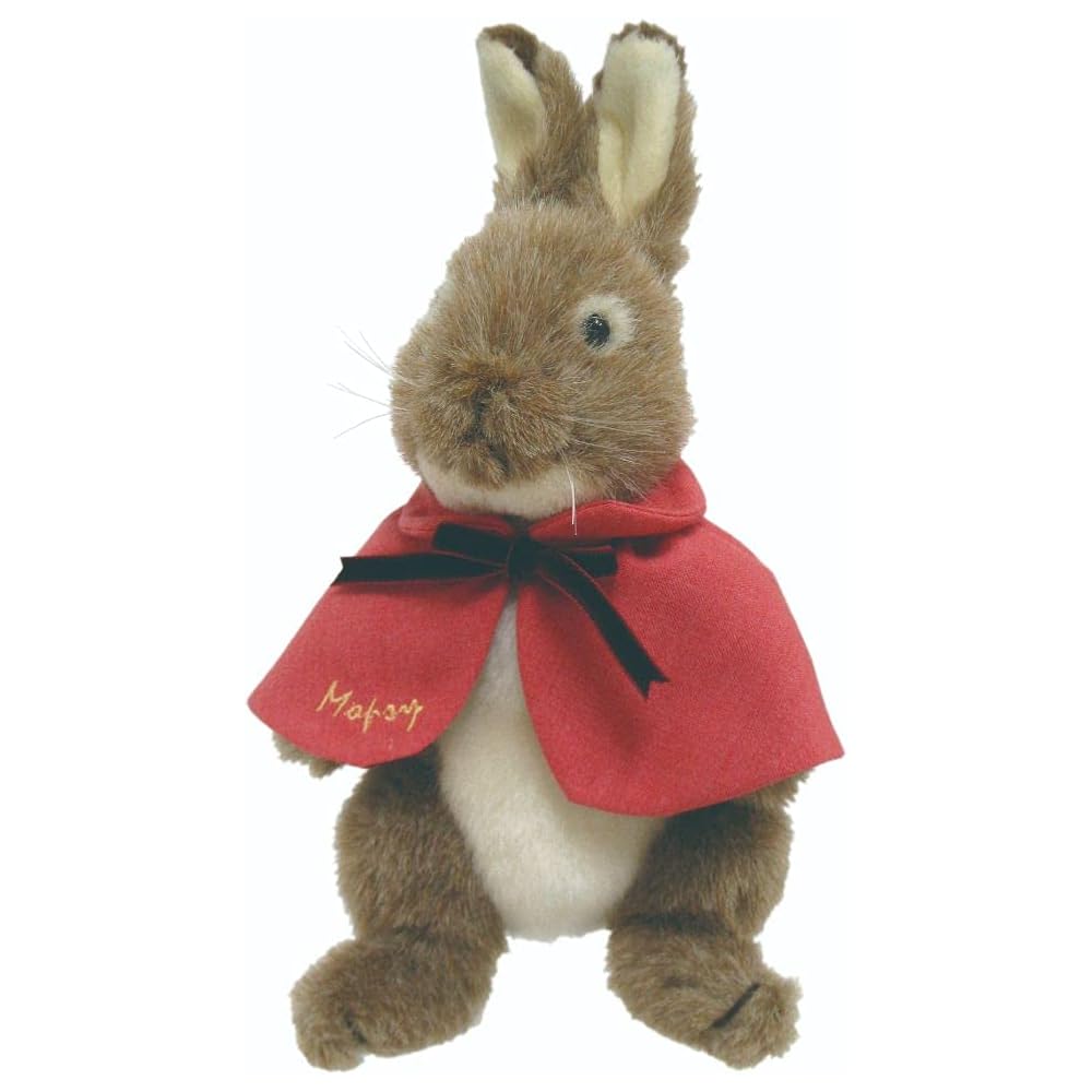 Yoshitoku Peter Rabbit Mopsy Plush Toy 12cm x 22cm x 12cm Soft Stuffed Animal