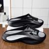 Fashion Sumer Light Weight Big Size Men's Slippers Black White Sneakers Shoes Rubber Sandals Man Sports On Sale Classic