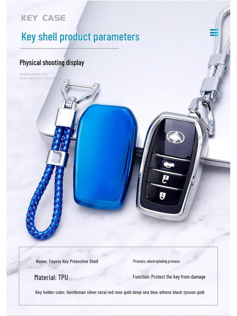 Toyota Nyckelfodral för Camry, Avalon, RAV4, Venza, Highlander, Ling Shang