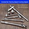 Large Bent 1/2-inch Socket Extension Bar with Power Adapter