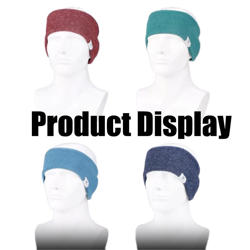 WRELS Fleece Ear Warmer Muffs Headband Ear Muffs Yoga Warm Stretchy Thermal Ear Muffs Men Women Cold Weather Windproof Earmuffs