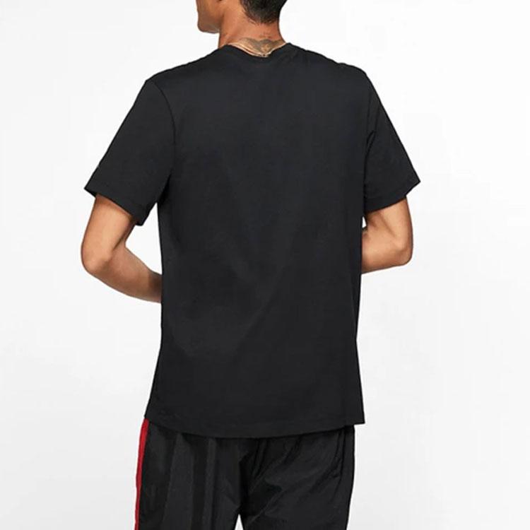 Air Jordan Remastered Photo Print T-Shirt Men Tops Black AT8936-010