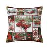 Weihnachtlich Festlich Vintage Rote Trucks Und Baum Kissenbezug Kissenhülle Für Party Heimdeko Kissenbezug Weiche Kissenbezüge Geschenk