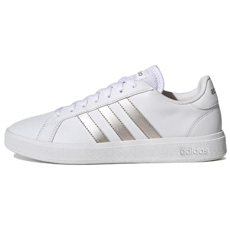 Adidas Neo Grand Court 'White Platinum Metallic' Women's Sneakers GW9263