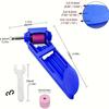 1 Stück Tragbarer Bohrer-Schärfer mit Schleifscheibe zum schnellen und einfachen Schärfen von Nagelbohrern, scharf und einsatzbereit