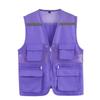 Children's Custom Multi-Pocket Mesh Activity Vest with Logo for Summer