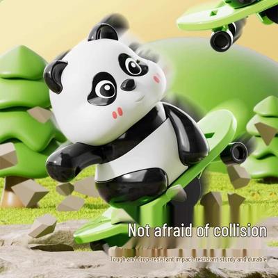 Entzückendes aufziehbares laufendes Panda-Stofftier