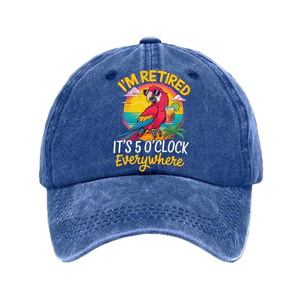 Unisex Hawaiian Design Print Hat