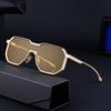 Irregular Steam Punk Style Sunglasses Metal Full Frame Sunglasses Men'S Driving Glasses