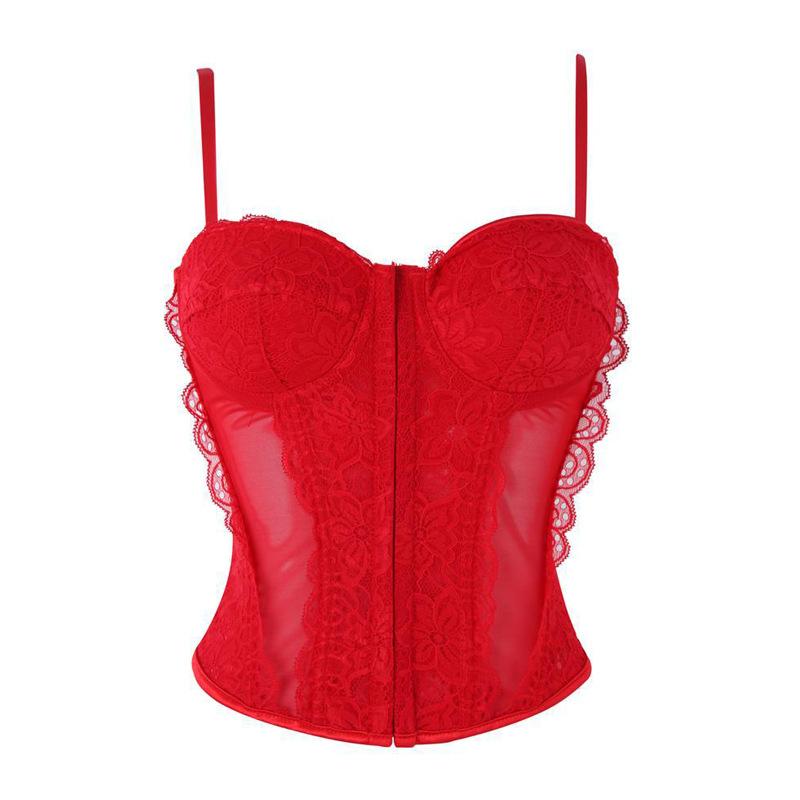 Women S Lace Boned Corset Top Slimming Shapewear For Evening Dress S
