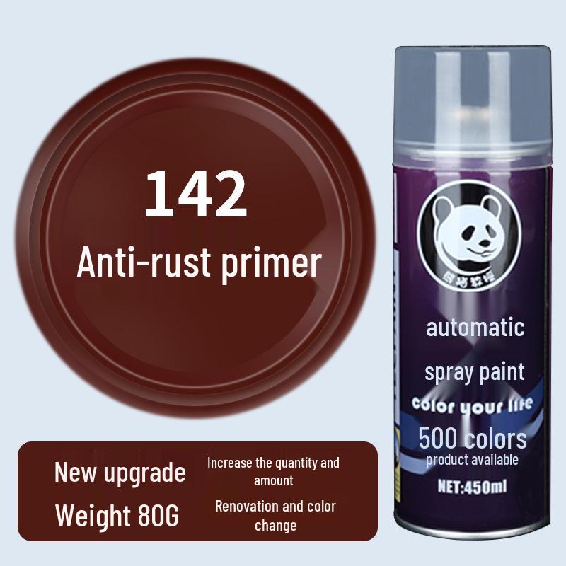 Automatic Hand-Crank Self-Spraying Anti-Rust Paint for Cars, Furniture, and Woodwork - Black & White.